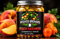 Peach Habanero Flavored Pickles